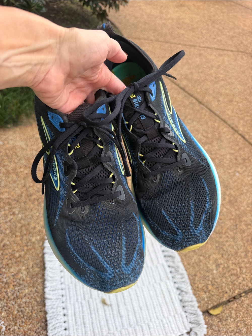 Brooks Glycerin 23 Black & Blue Men's Running Sneakers - Comes with box! 11.5